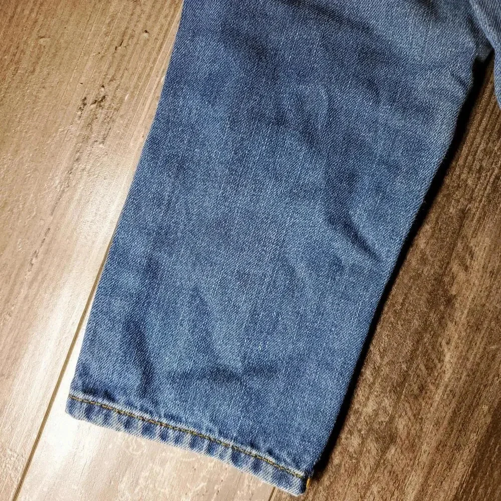 The Children's Place Medium Wash Boys Straight Denim Blue Jeans Size 18-…